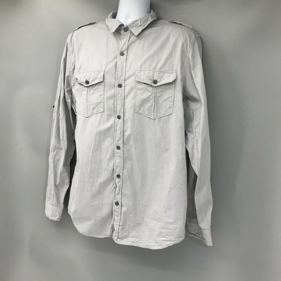 American Eagle Men's Vintage Fit Shirt Sz XL Gray - Picture 4 of 7